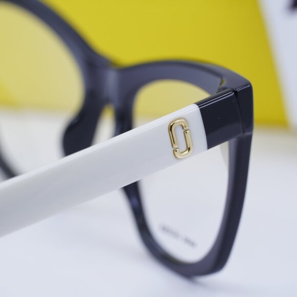 Marc Jacobs MARC 649 080S 00 Cat Eye Eyeglasses – Black/White 53mm - Picture 6 of 10